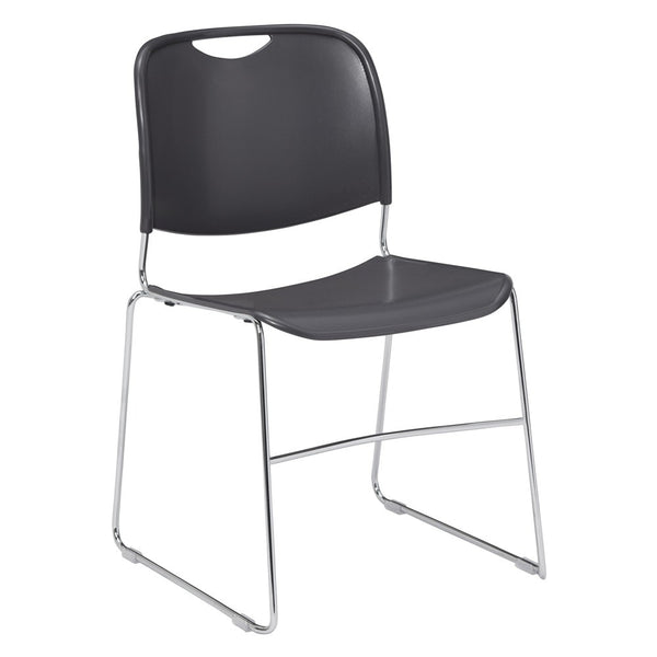 Stacking Chair National Public Seating Hi Tech Compact, Plastic