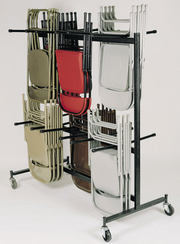 Double-Tier hanging chair truck, National Public Seating 84