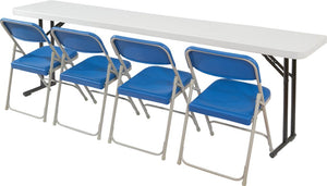 Folding seminar table National Public Seating. Plastic