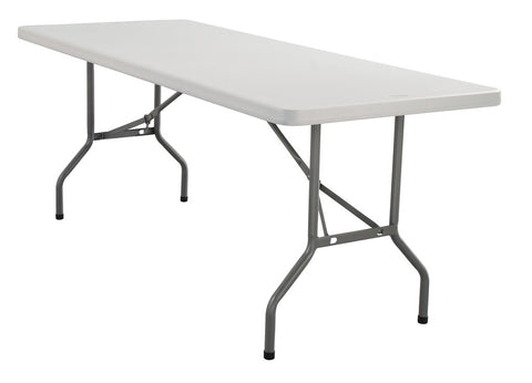 Lightweight rectangle folding tables National Public Seating, Plastic